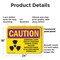 Signmission Radiation & Laser Sign, 18 in H x 24 in W, Plastic, Rectangle OS-2PACK-CR-P-1824-L-10138 - alternate 7